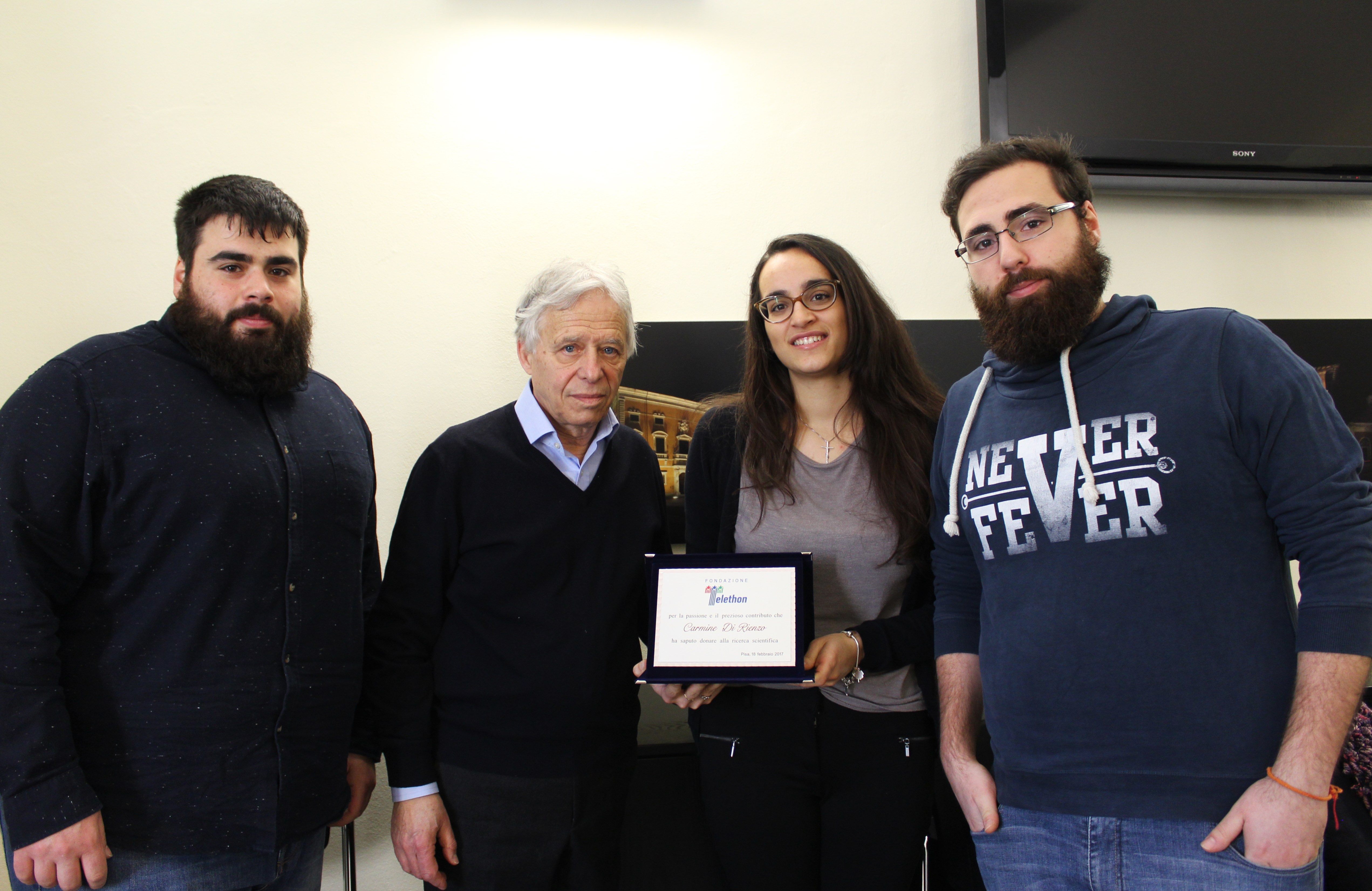 In memoria di Carmine: contributo a Fondazione Telethon
