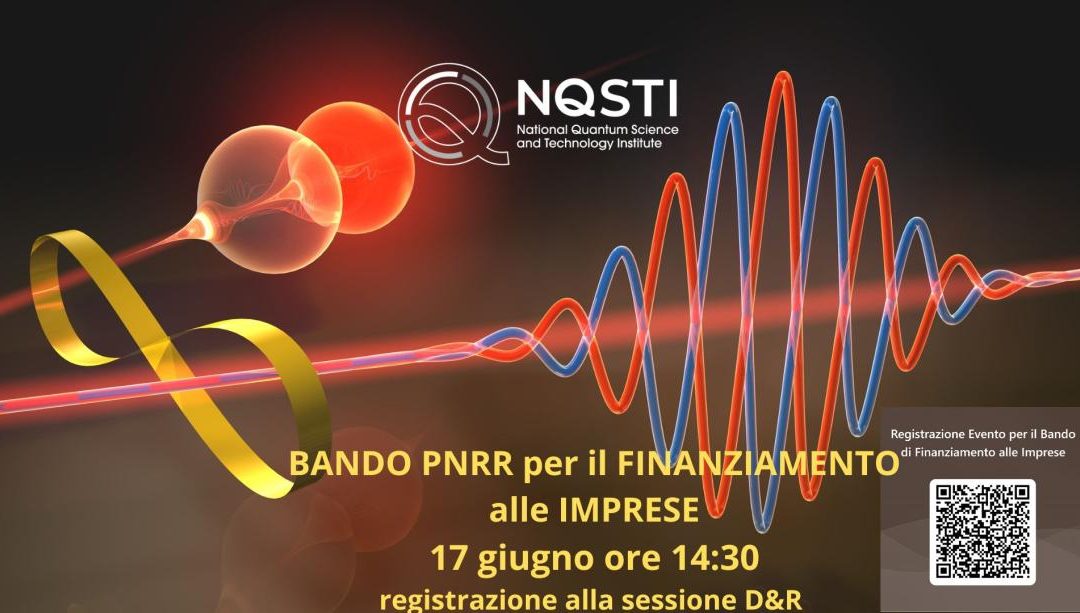 INFO DAY Bando a cascata NQSTI per le imprese