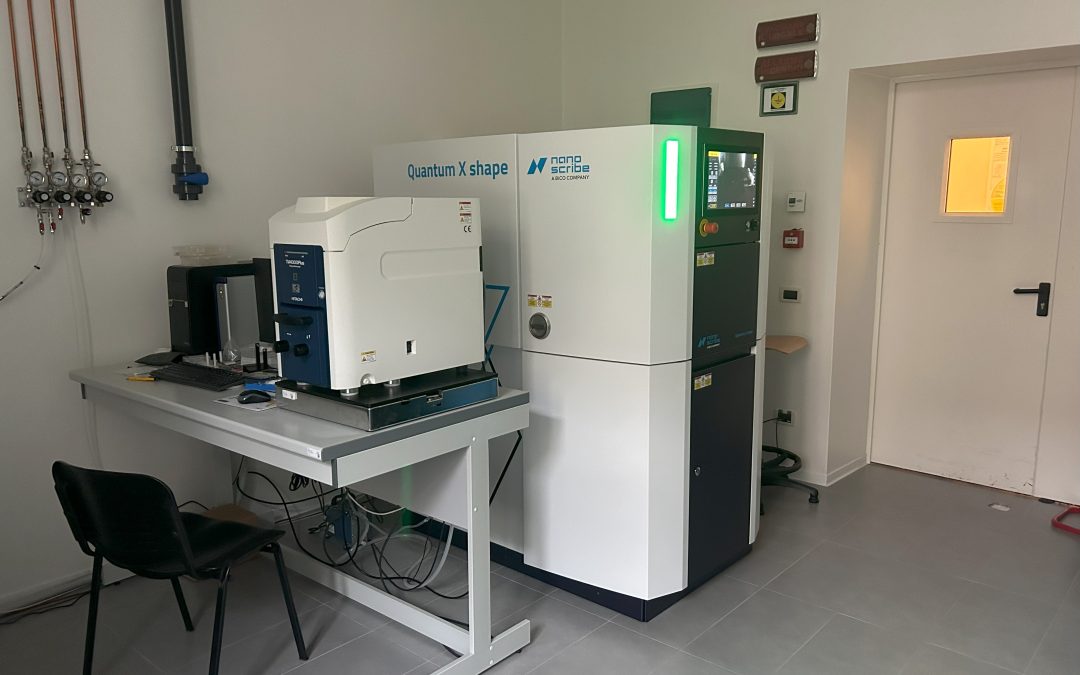Two-photons high-resolution 3D printer installed at NEST