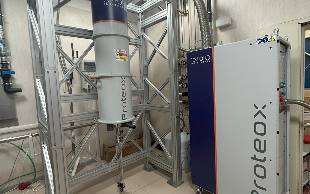 New dilution fridge Proteox S, installed at NEST through NQSTI-PNRR funds.